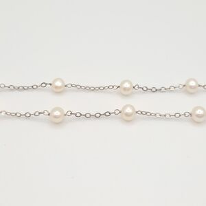 925 Sterling Silver Freshwater Pearl Bracelets Set of 2 Minimalist